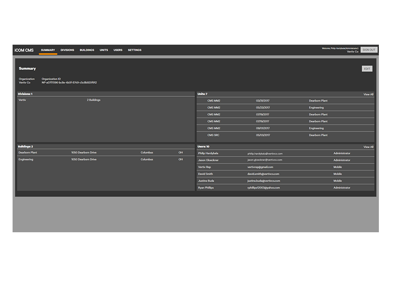 JG Blackmon & Associates iCOM CMS Monitoring and Control System JG Blackmon & Associates iCOM CMS Monitoring and Control System